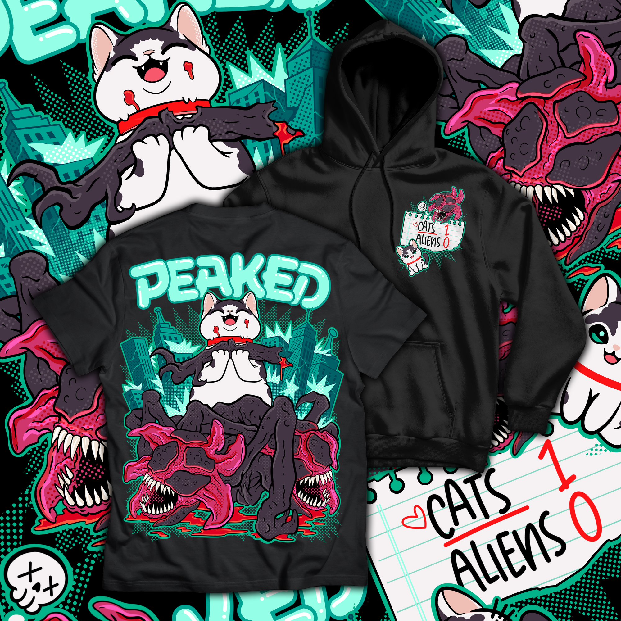A Quiet Cat T Shirt / Hoodie