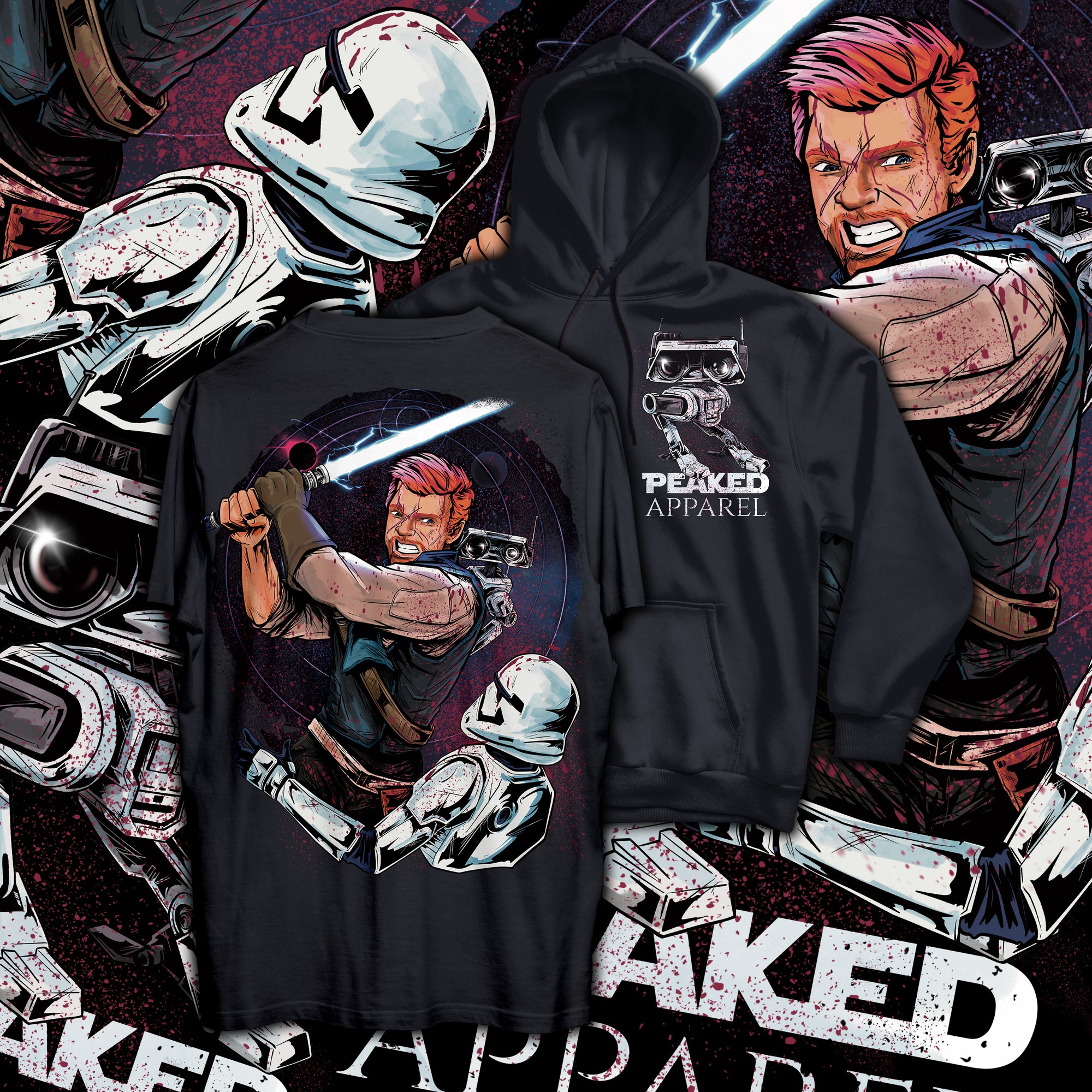 Cal & BD-1 T Shirt / Hoodie