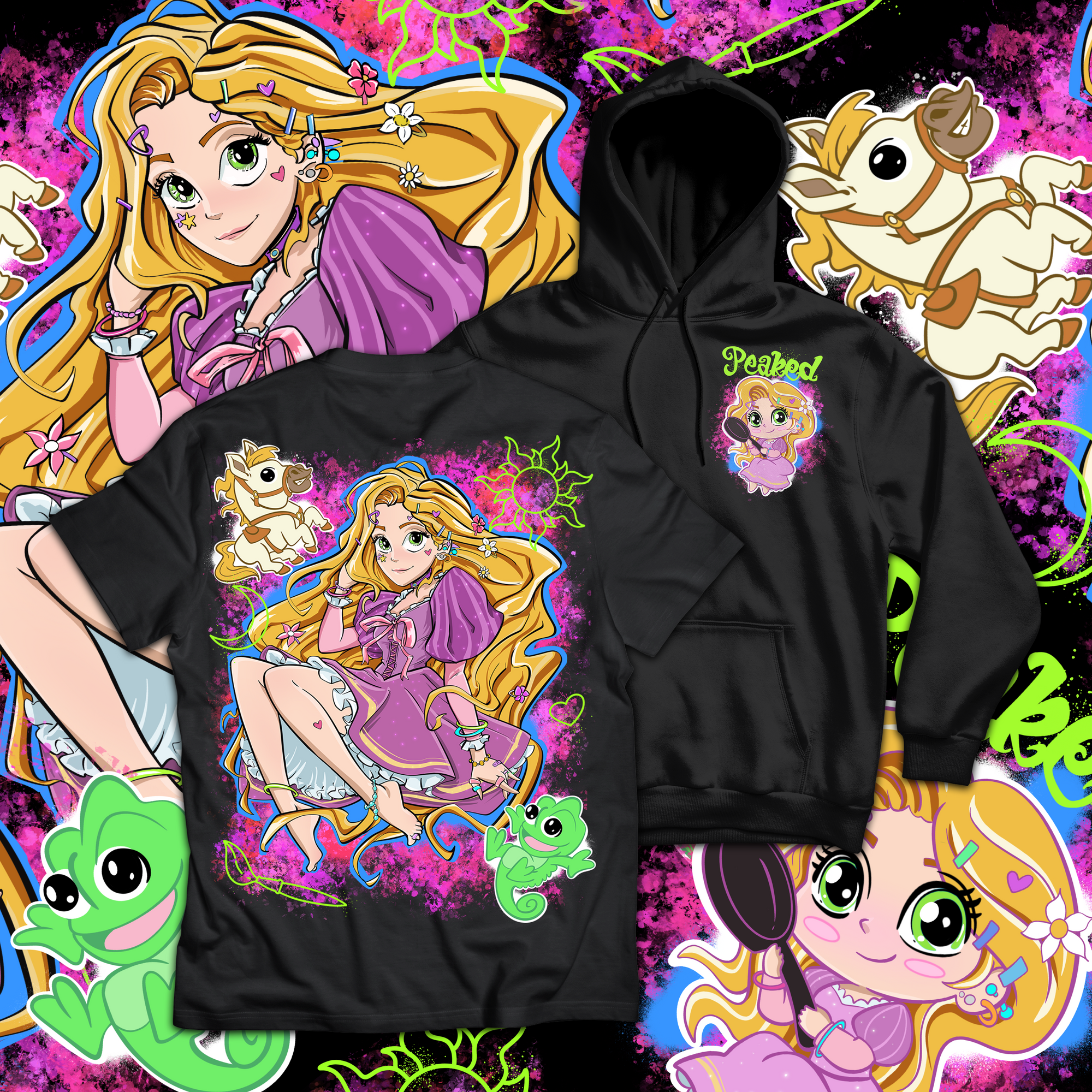 Limited Edition Kawaii Rapunzel T Shirt / Hoodie