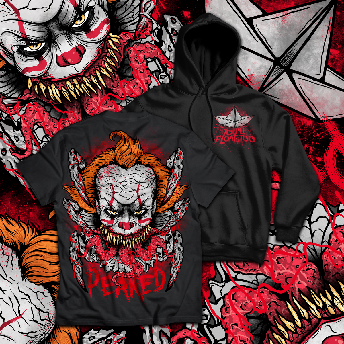 Spider Clown T Shirt / Hoodie