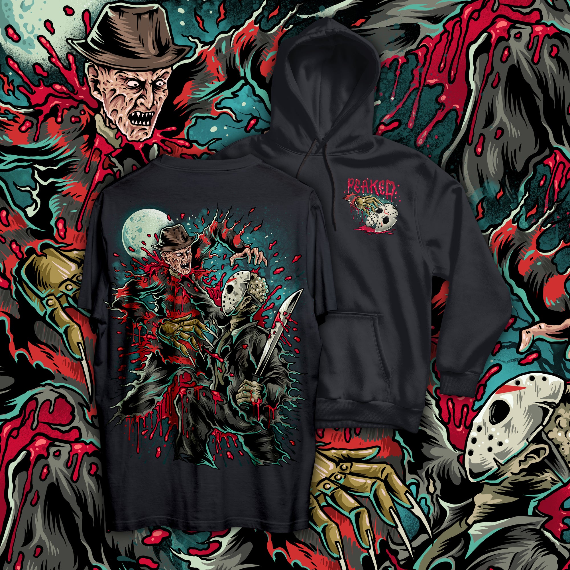 Limited Edition Freddy VS Jason T Shirt / Hoodie
