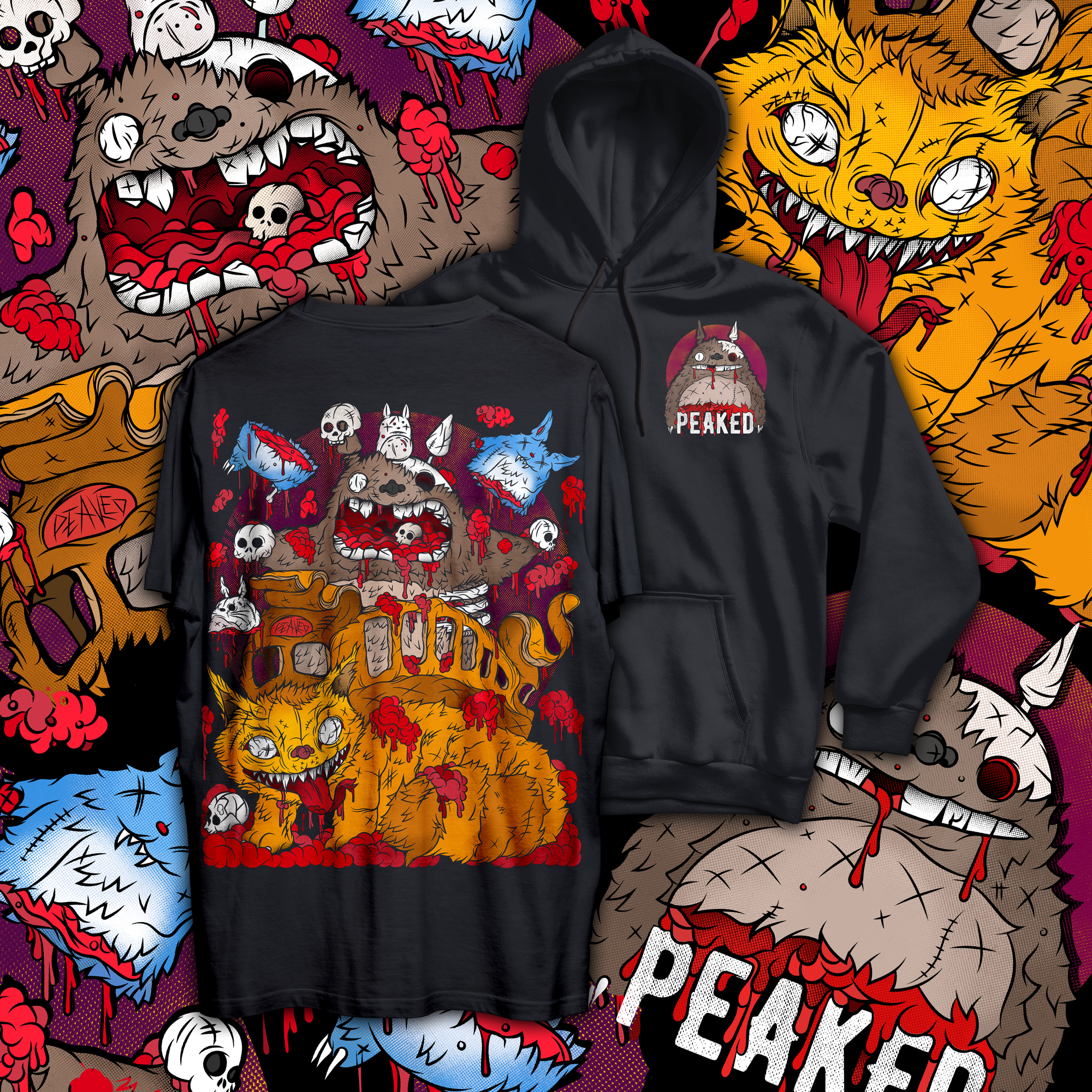 Zombie Totoro T Shirt / Hoodie