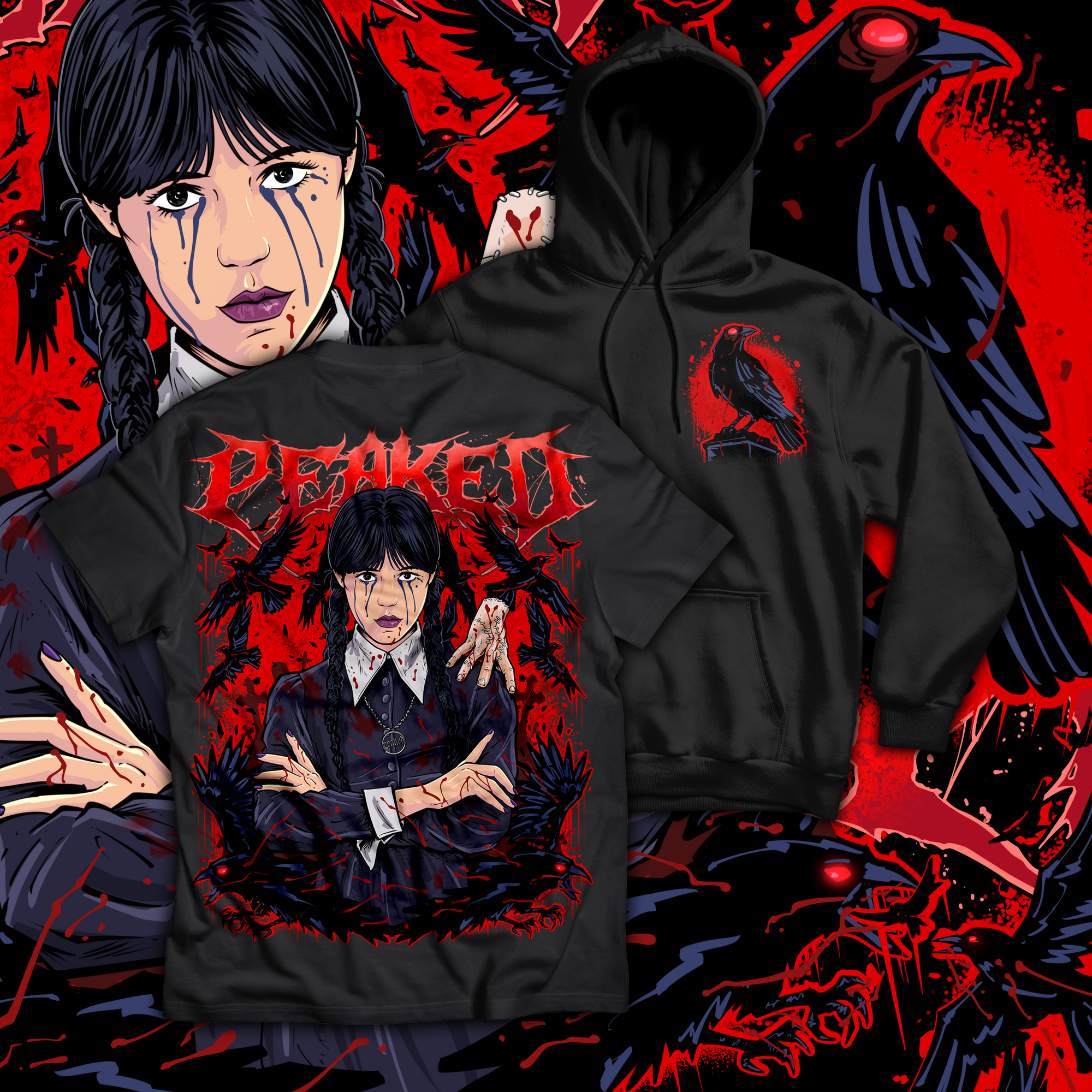 Crows T Shirt / Hoodie