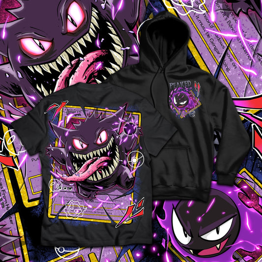 Dark Mind tee back print and hoodie chest print