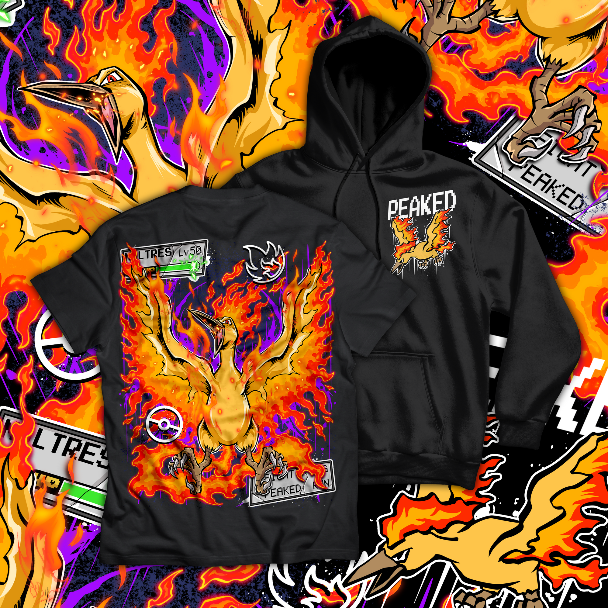 Fire Bird T Shirt / Hoodie