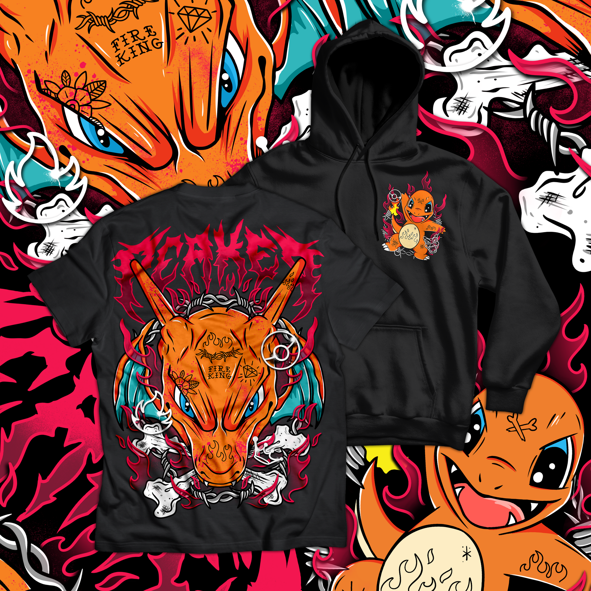 Flames T Shirt / Hoodie