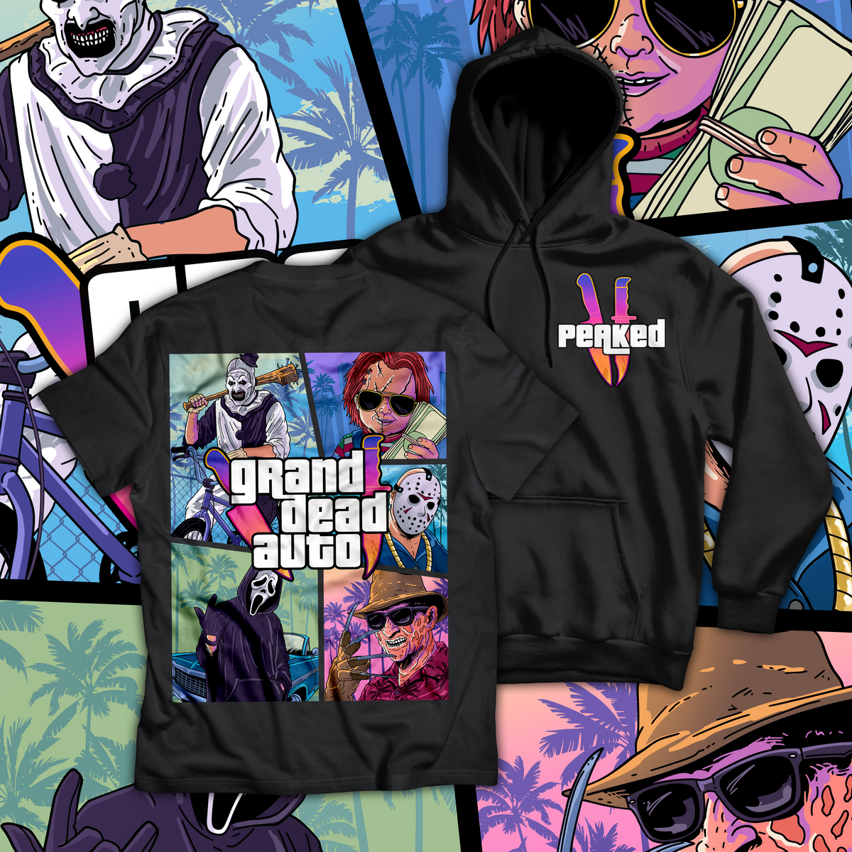 GDA tee and hoodie