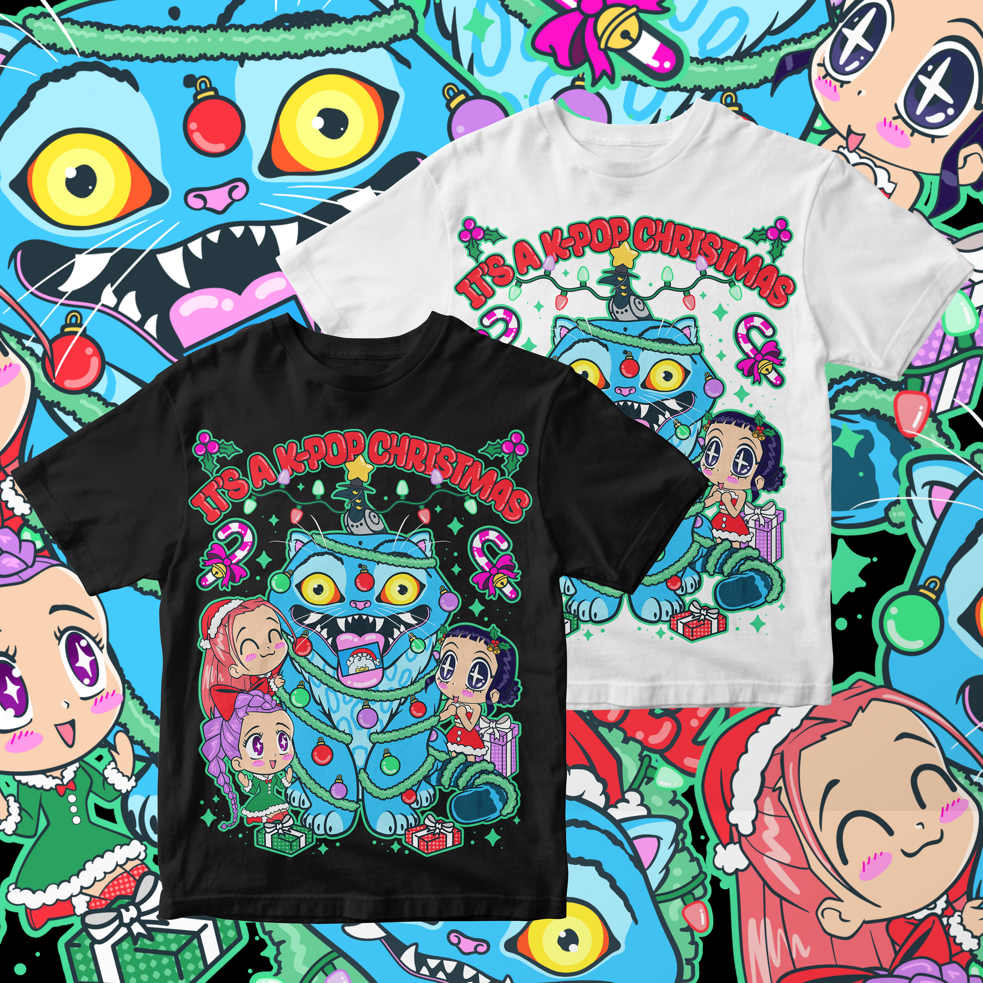 Limited Edition K-Pop Christmas Kids T-Shirt