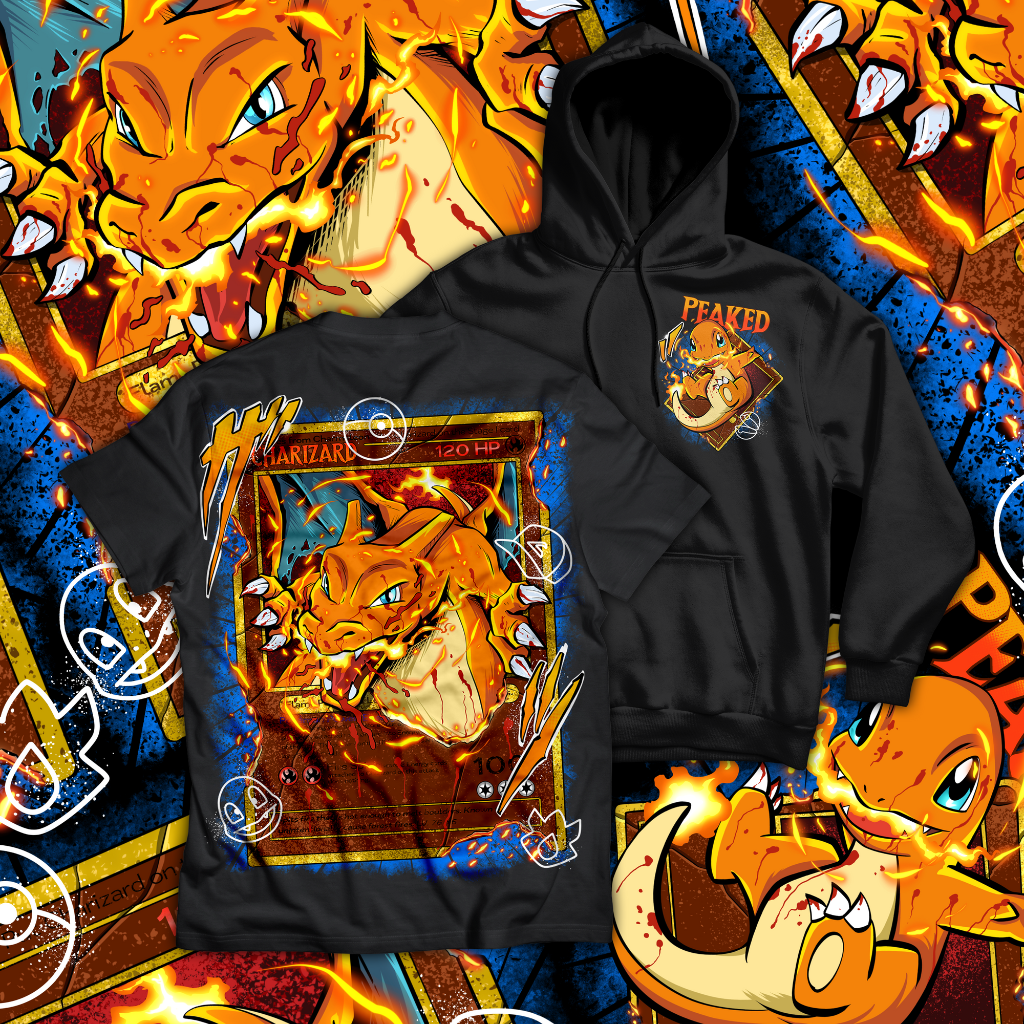 Limited Edition Fire Spin T Shirt / Hoodie