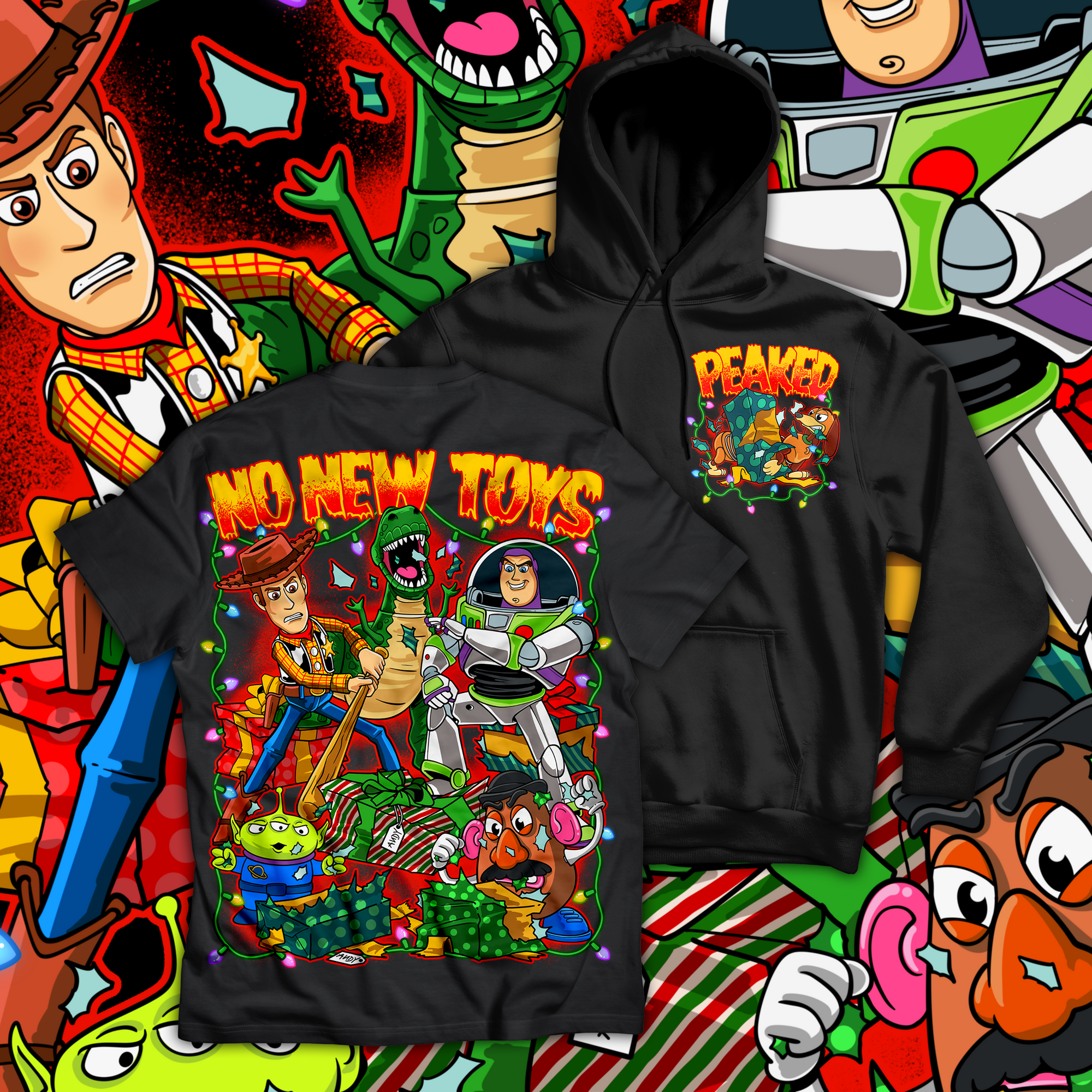 No New Toys T Shirt / Hoodie