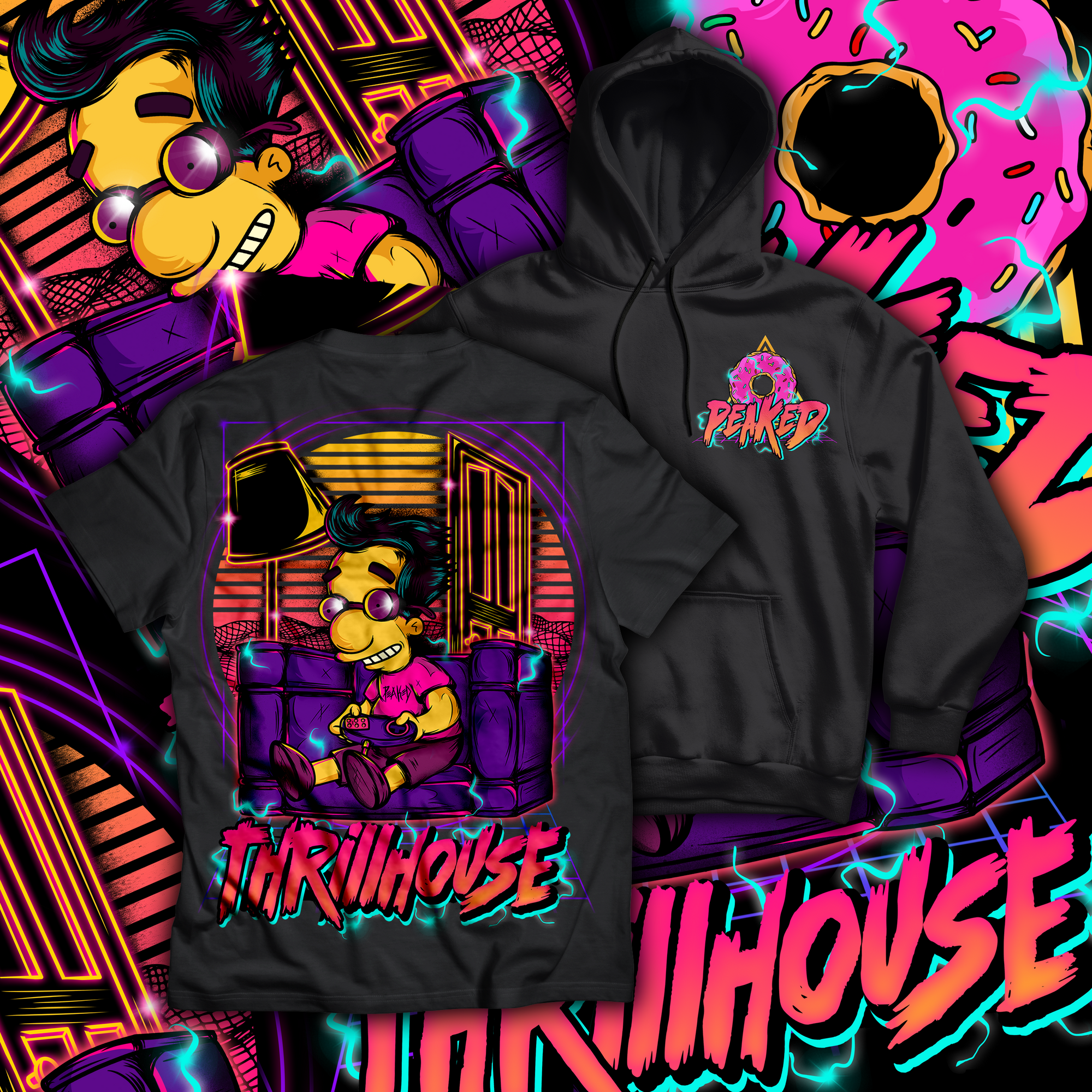 Thrillhouse T Shirt / Hoodie