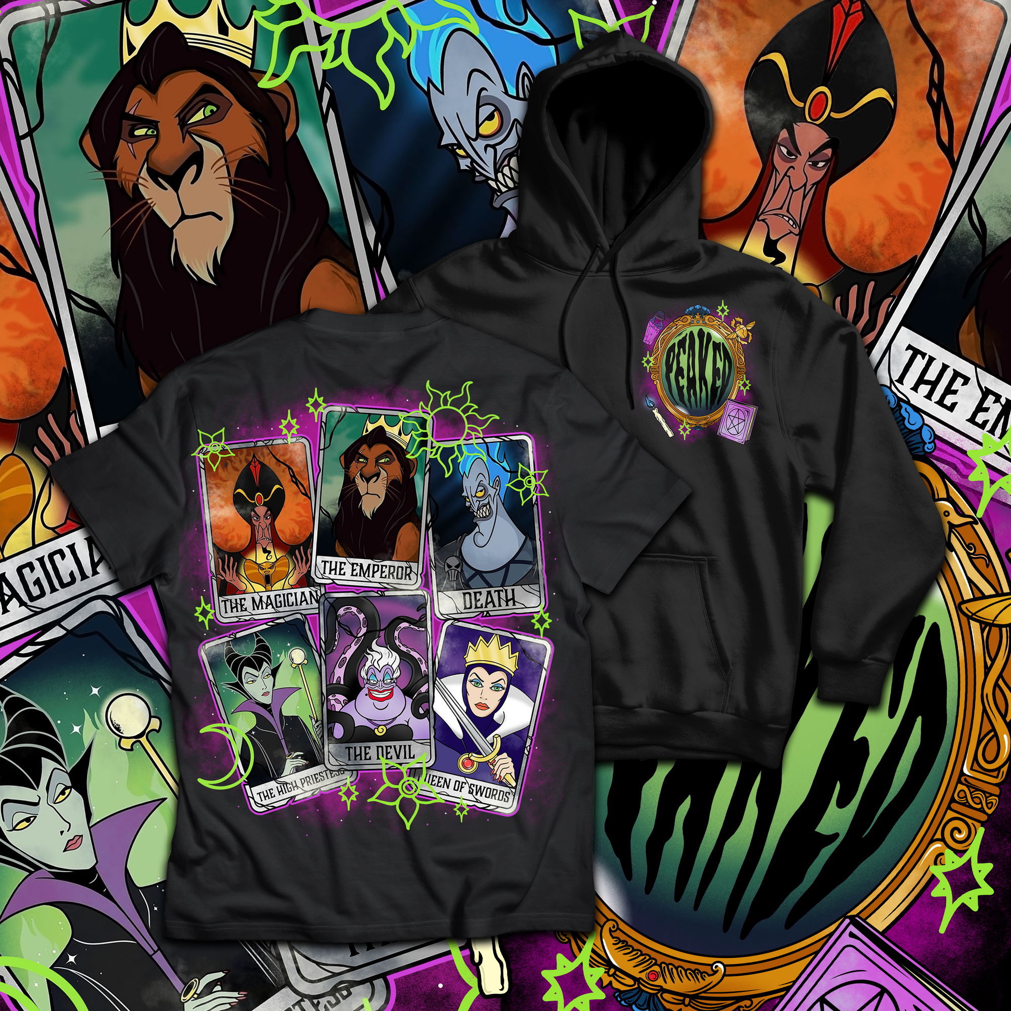 Villain Tarot T Shirt / Hoodie