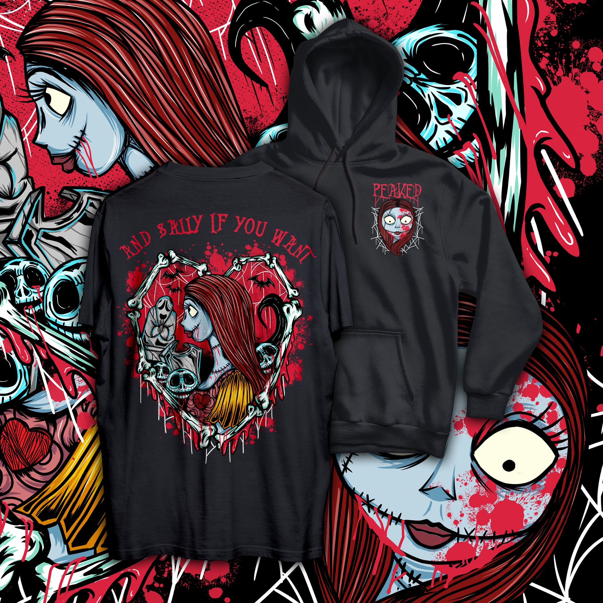 Limited Edition Spooky Lover Sally T Shirt / Hoodie