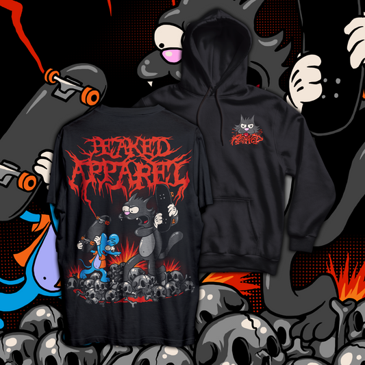 Skater Cat T Shirt / Hoodie